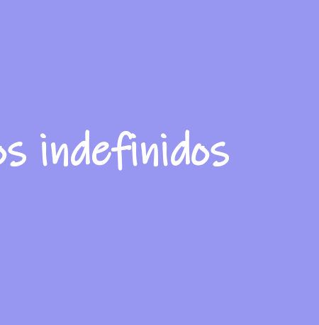 Los indefinidos